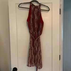 Floral patterned with high collar